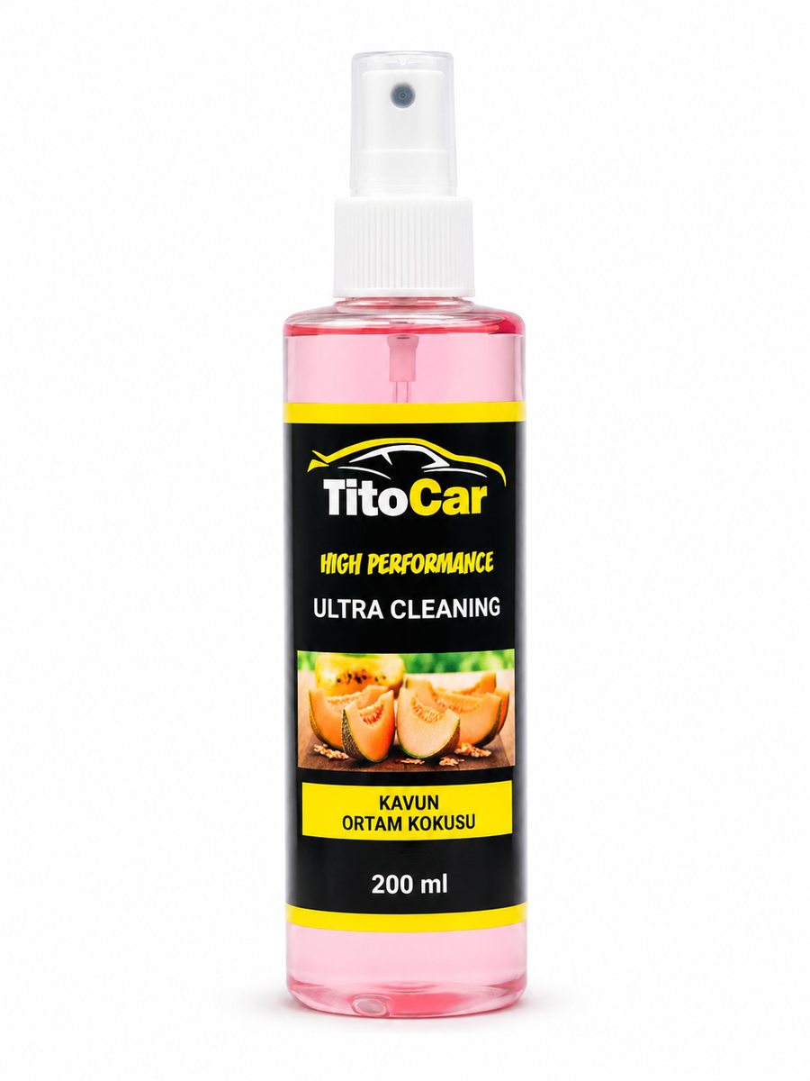 Auto Luchtverfrisser Meloen 200 ml voor en na