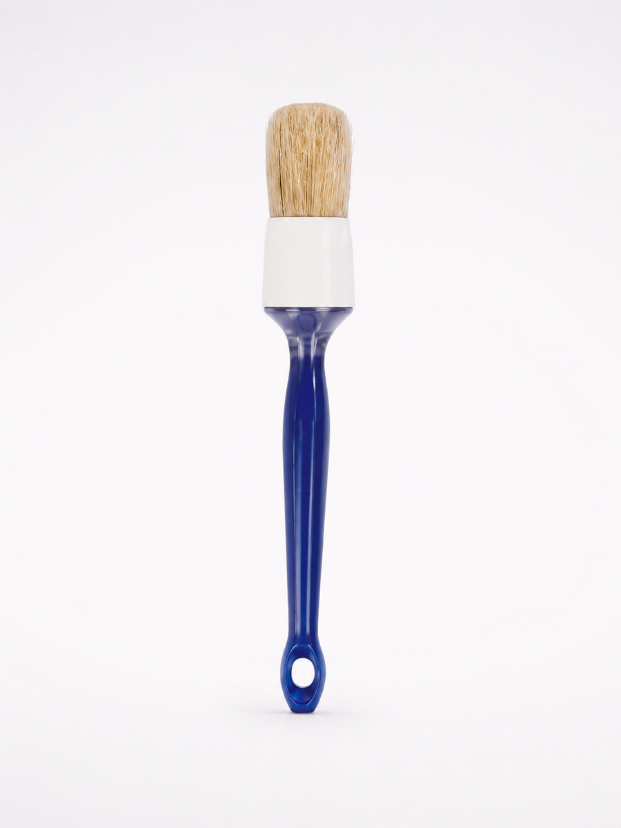 Detailborstel Auto Crème voor en na