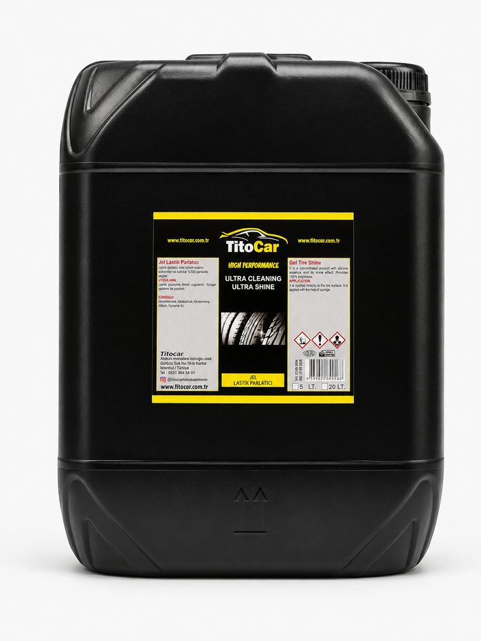 Bandenglans Gel 20 L voor professionele autoverzorging