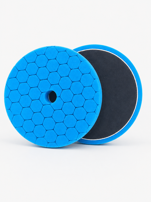 TitoCar Waxpad Honingraat Blauw 170 mm