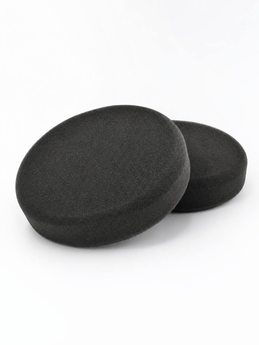 Waxpad Auto Grijs 12 mm voor en na