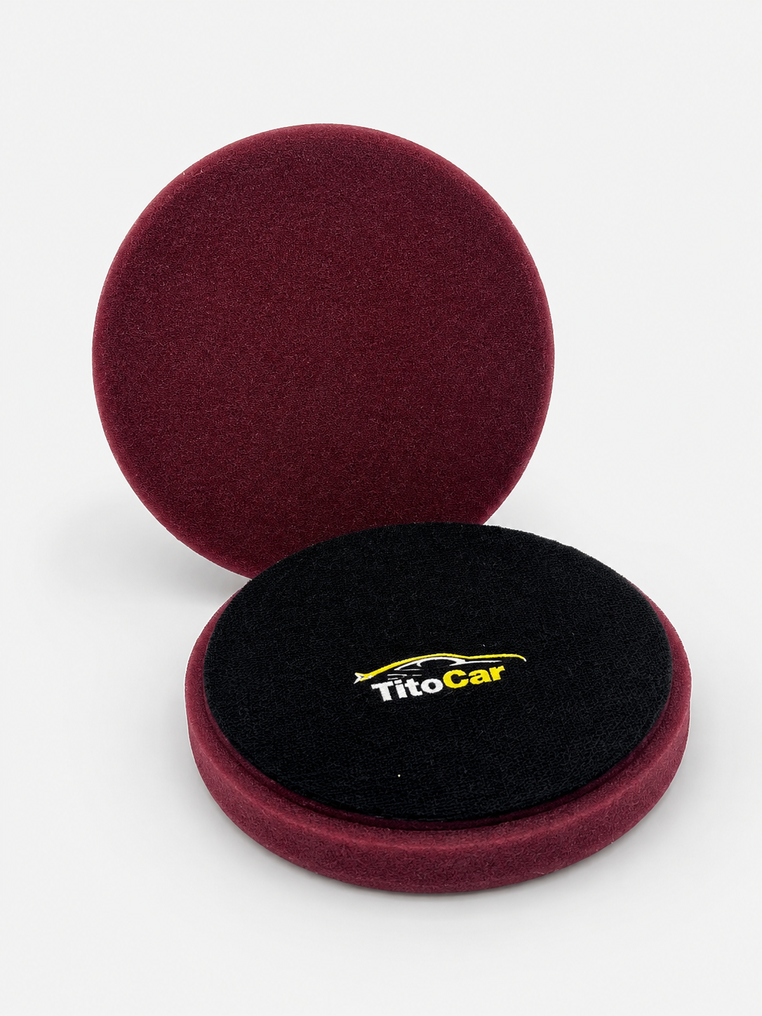 Polijstpad Auto Bordeaux 170 mm voor professionele autoverzorging