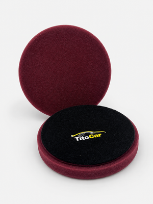 Polijstpad Auto Bordeaux 170 mm voor professionele autoverzorging