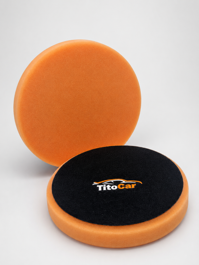 Polijstpad Auto Oranje 160 mm voor professionele autoverzorging