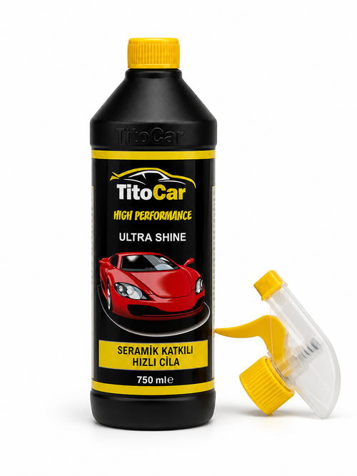 TitoCar Snelwax met Keramische Additief 750 ml