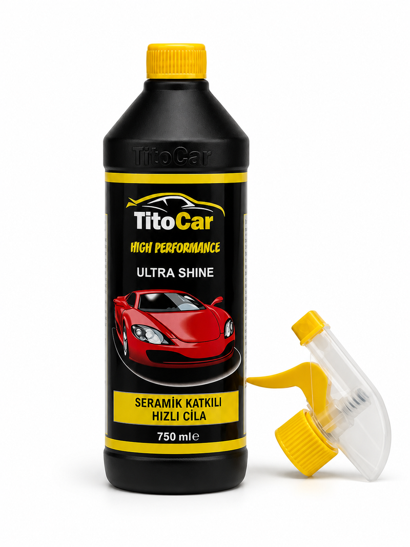 TitoCar Snelwax met Keramische Additief 750 ml