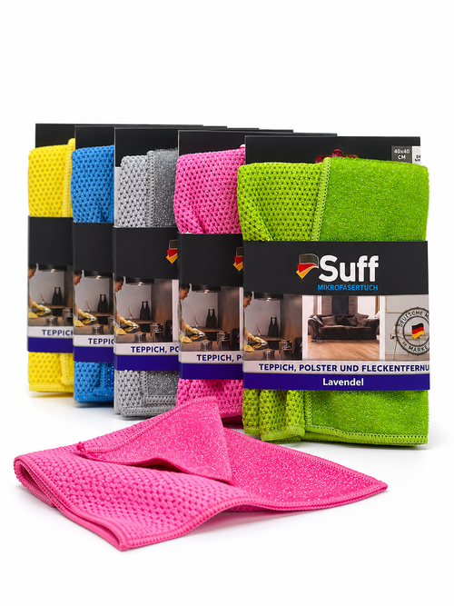 Suff Microvezel Reinigingsdoek (Kapper) Voor Hardnekkig Vuil (Lavendel)