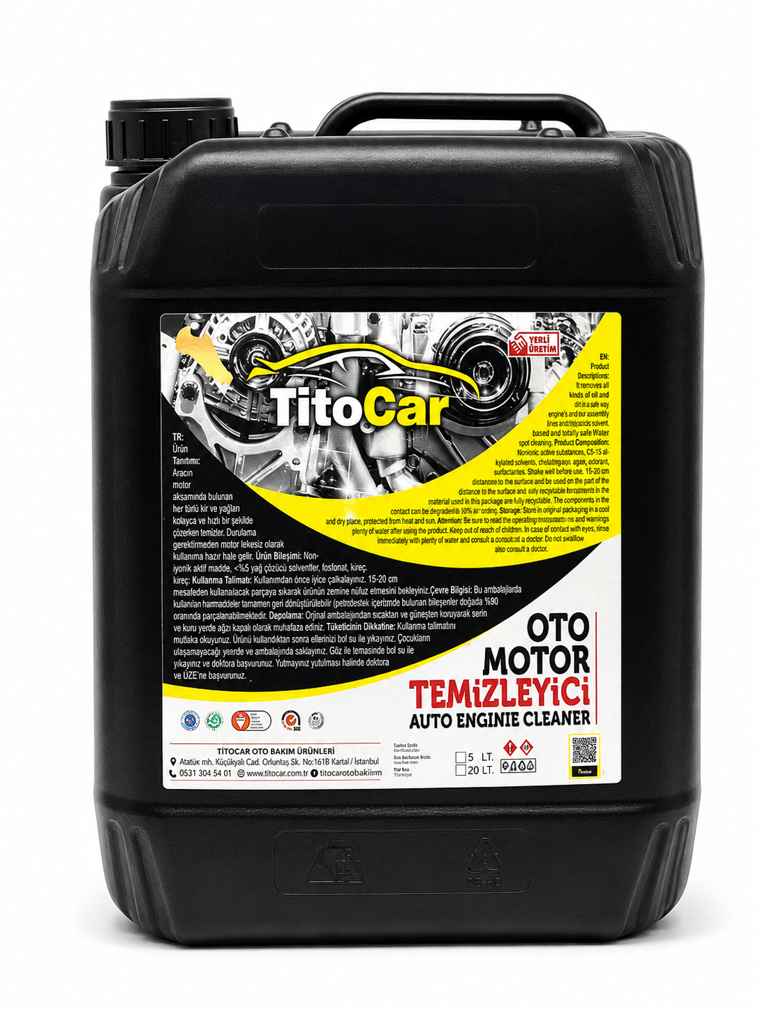 Motorreiniger 5 L voor professionele autoverzorging