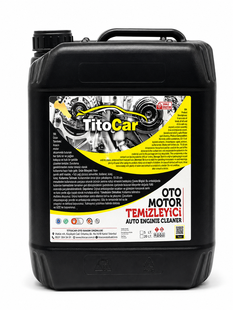 TitoCar Motorreinigingsvloeistof 5 Liter