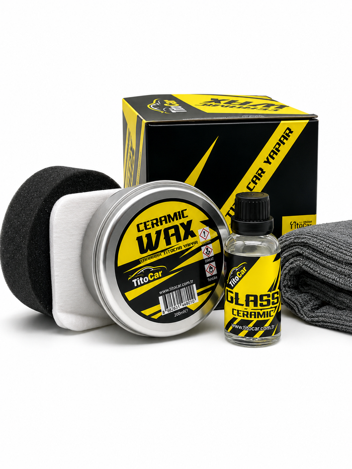 Keramische Wax Cadeauset 200 ml voor professionele autoverzorging