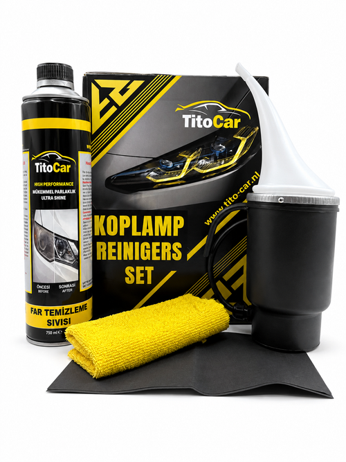 TitoCar Koplamp Reinigingsset