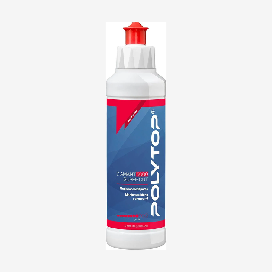 Polijstpasta Super Cut 250 ml voor en na