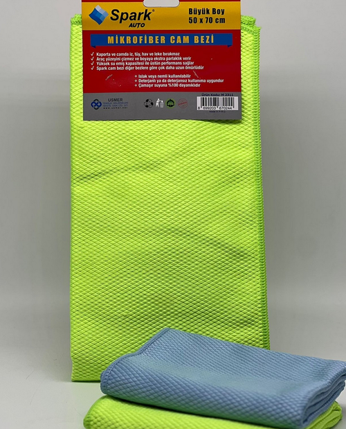 Spark 2311 Microvezel Ruitenreiniger Doek 50x70 cm