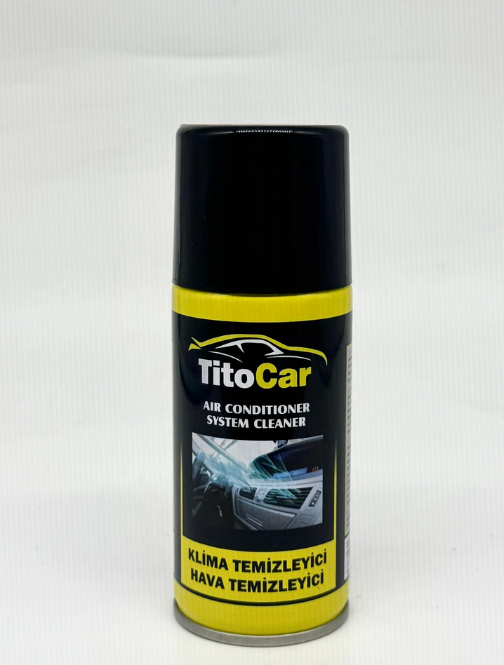 Airco Reiniger Auto Appel 150 ml voor en na